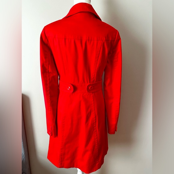 H&M Red Coat with Polka Dot Inner Lining - Picture 5 of 10